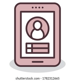 Telefonisymbol-Vektorgrafik