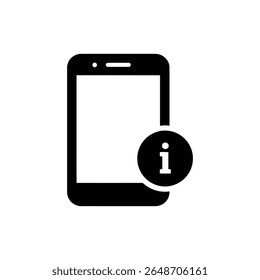 Ícone de Telefone com Bolha de Informações para Suporte ou Contato