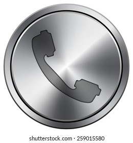 Phone icon. Internet button on white background. EPS10 Vector. 