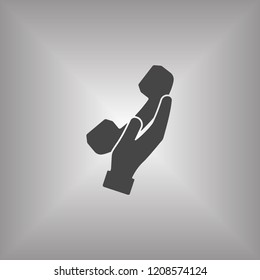 Phone  icon,  isolated. Flat  design.