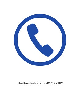   Phone  icon,  isolated. Flat  design.