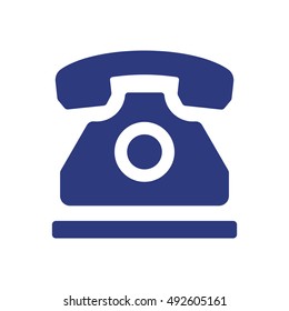 Phone    icon,  isolated. Flat  design.