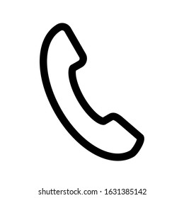 phone icon isolated on white background. vector illustration