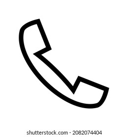 Phone icon isolated on white background