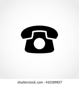 phone Icon Isolated on White Background