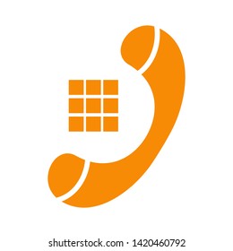 Phone icon isolated sign symbol vector illustration - vector