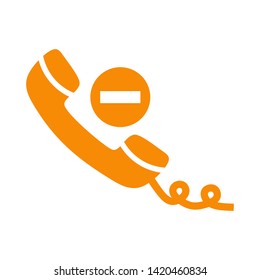Phone icon isolated sign symbol vector illustration - vector