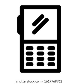 phone icon isolated sign symbol vector illustration - high quality black style vector icons
