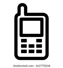 phone icon isolated sign symbol vector illustration - high quality black style vector icons
