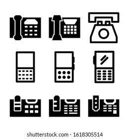 phone icon isolated sign symbol vector illustration - Collection of high quality black style vector icons
