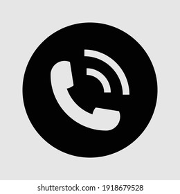 ilustración vectorial aislada de icono de teléfono