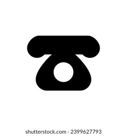 icono de teléfono aislado fondo blanco.