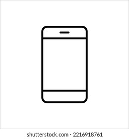 phone icon line style. vector illustration 