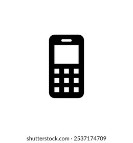 Design do logotipo do ícone do telefone. Indicativo de chamada e símbolo. símbolo de telefone
