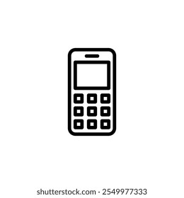 Diseño de logotipo de icono de teléfono. Señal de llamada y símbolo. símbolo del teléfono
