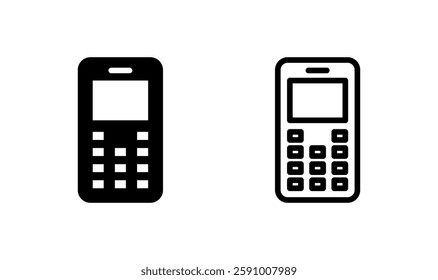 Phone icon logo design. Call sign and symbol. telephone symbol