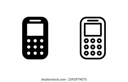 Phone icon logo design. Call sign and symbol. telephone symbol