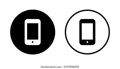 Phone icon logo design. Call sign and symbol. telephone symbol