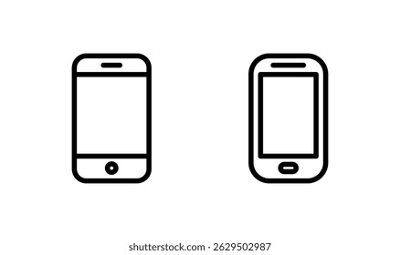 Phone icon logo design. Call sign and symbol. telephone symbol