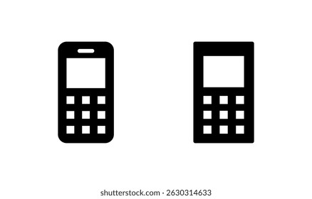 Design do logotipo do ícone do telefone. Indicativo de chamada e símbolo. símbolo de telefone