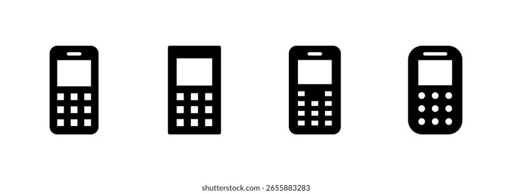 Phone icon logo design. Call sign and symbol. telephone symbol