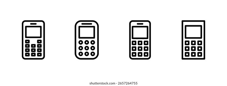 Phone icon logo design. Call sign and symbol. telephone symbol