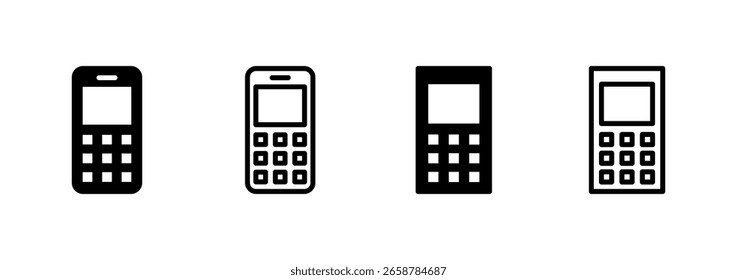 Diseño de logotipo de icono de teléfono. Señal de llamada y símbolo. símbolo del teléfono