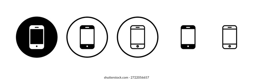 Phone icon logo design. Call sign and symbol. telephone symbol