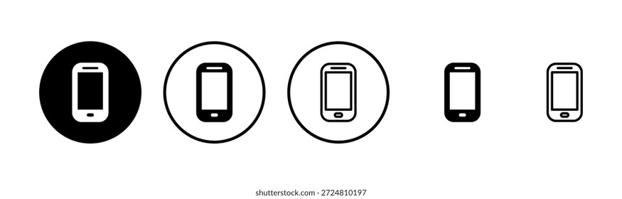 Logo-Design für Telefonsymbole. Rufzeichen und Symbol. Fernsprechzeichen