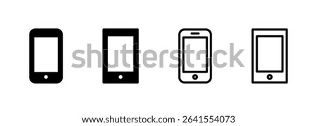 Phone icon logo design. Call sign and symbol. telephone symbol