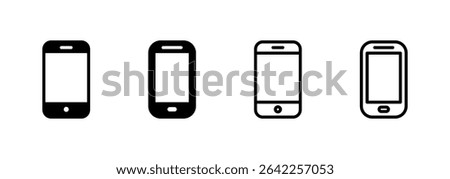 Phone icon logo design. Call sign and symbol. telephone symbol