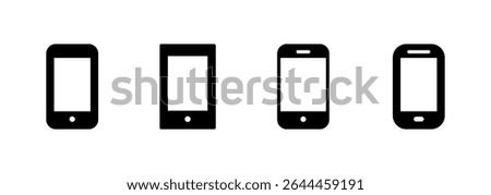 Phone icon logo design. Call sign and symbol. telephone symbol