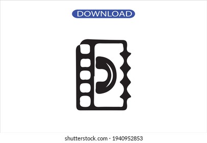 icono de teléfono o logotipo de alta resolución 