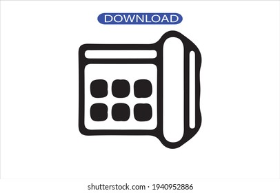 icono de teléfono o logotipo de alta resolución 