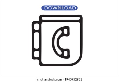 Telefonsymbol oder Logo in hoher Auflösung 
