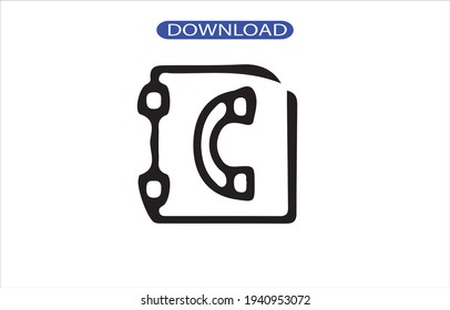 icono de teléfono o logotipo de alta resolución 