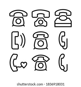 phone icon or logo isolated sign symbol vector illustration - Collection of high quality black style vector icons
