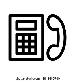 phone icon or logo isolated sign symbol vector illustration - high quality black style vector icons
