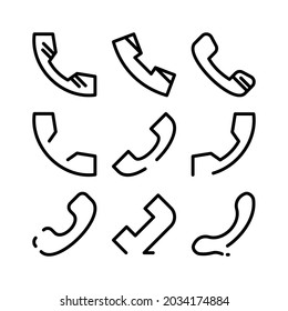 phone icon or logo isolated sign symbol vector illustration - Collection of high quality black style vector icons
