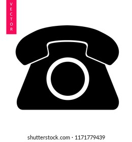 Phone icon, logo on white background