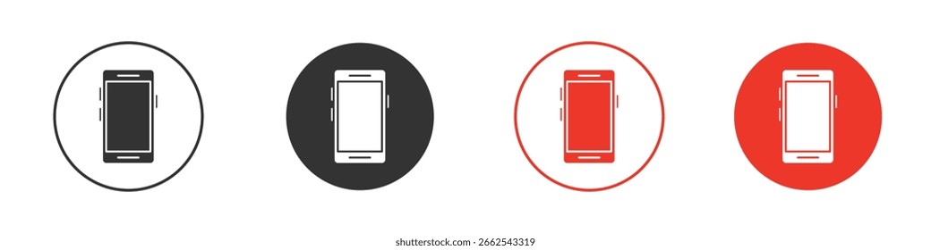 Phone icon for logo, vector sign symbol for design
