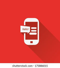 Phone icon minimal style