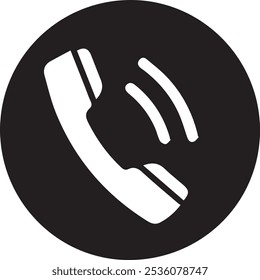 Phone icon in minimalist style , vector illustration