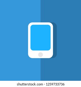 phone icon. mobile, smartphone, modern technology symbol. flat design.