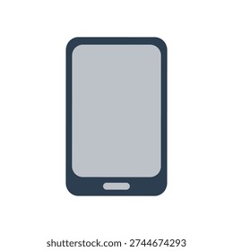 Phone icon, mobile phone vector illustration, smartphone with blank screen icon vector image, handphone clipart