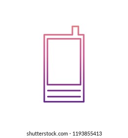 phone icon in nolan style. One of Web collection icon can be used for UI, UX