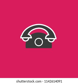 phone icon on red background. phone icon 