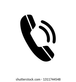 Phone icon on white background