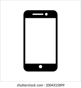phone icon on white background