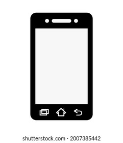 phone icon on a white background